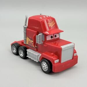Disney Pixar Cars 95 Mack Rusteze Truck Hauler Cab Only Red 5.25" Plastic